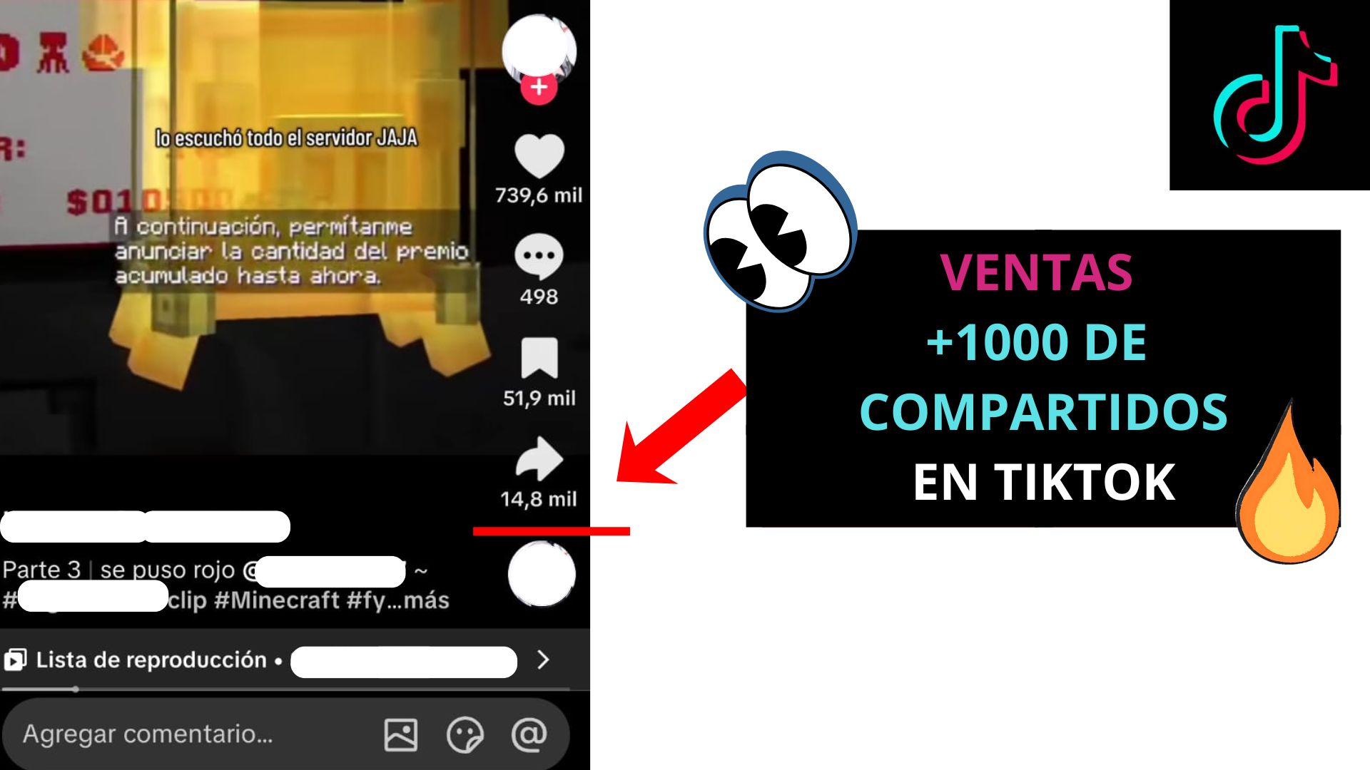 🔥 ¡1000 COMPARTIDOS REALES CON GARANTÍA ♻️ EN TIKTOK! LA SEMILLA DE LA VIRALIDAD🔥